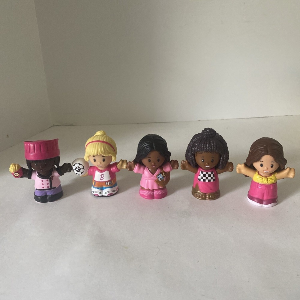 Fisher-Price Little People BARBIE Figures Lot of 5